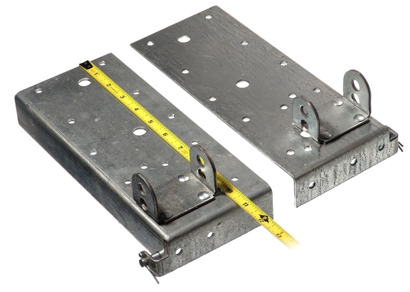 Bottom Fixture 10-7/8" High 11 Ga, For 2" or 3" Track