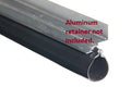 Bottom U-Shaped Astragal 4" Vinyl, single channel, for Clopay