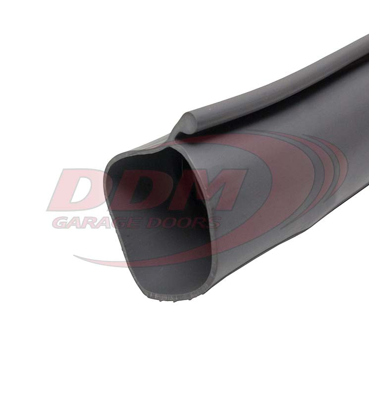 Bottom "P" Bulb Seal 1 1/2" Gray Vinyl Works with OverHead Door