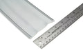 Bottom Astragal Double "T" U-Shaped 3 1/2" Gray Vinyl