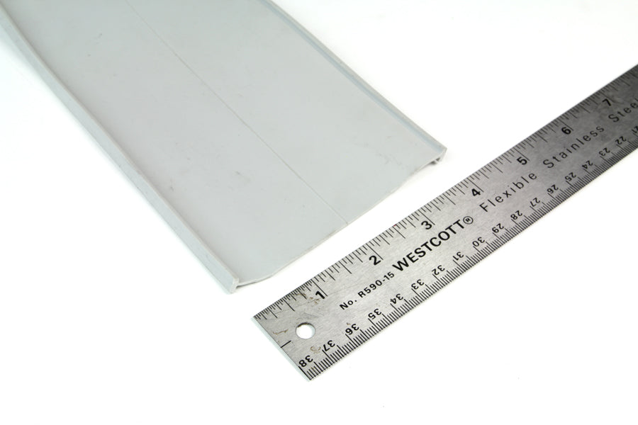 Bottom "T" Raynor U-Shaped Astragal 4" Gray Vinyl