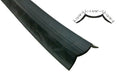 Bottom Astragal Twin Contact Solid Syn Rubber 1 3/8" Thick Door