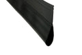 Steel Rolling Door Bottom Seal - Black Vinyl