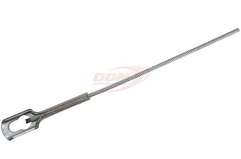 Cable Assembled Custom 1/8" with CC-1 Fitting & bare ends for Extension Spring Doors
