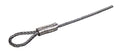 Cable Assembled 1/8" Custom with Open Loop & Bare Ends for Extension Spring Doors