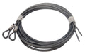 Cables Assembled 3/32" for 7' High Extension Spring Doors. With Open Loops & Bare Ends