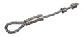 Cable Assembled Custom 3/16" with Open Loop and Stop Sleeves for Torsion Spring Doors