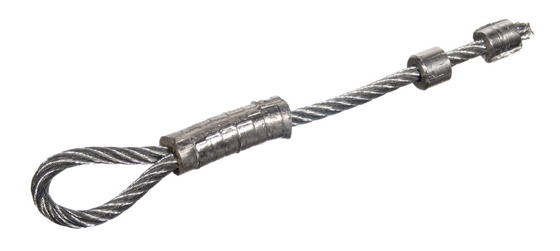 Cable Assembled Custom 3/16" with Open Loop and Stop Sleeves for Torsion Spring Doors