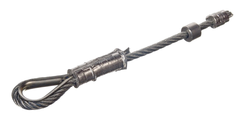 Cable Assembled Custom 1/4" with Thimble and Stop Sleeves for Torsion Spring Doors (3/16" Pictured)