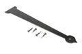 Carriage House Hinge: 12" Rosette Style - Cast