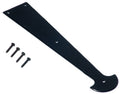 Carriage House Hinge: 12" Dome Style - Cast