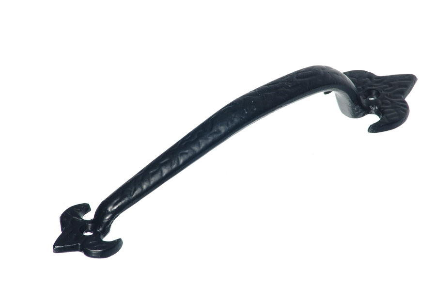 Carriage House Pull Handle: 10" LIS Style - Cast Iron