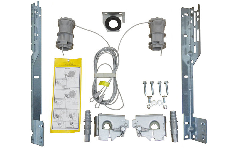 WD Conversion Kit for 2 Springs - 12" Radius Tracks, Twist Type
