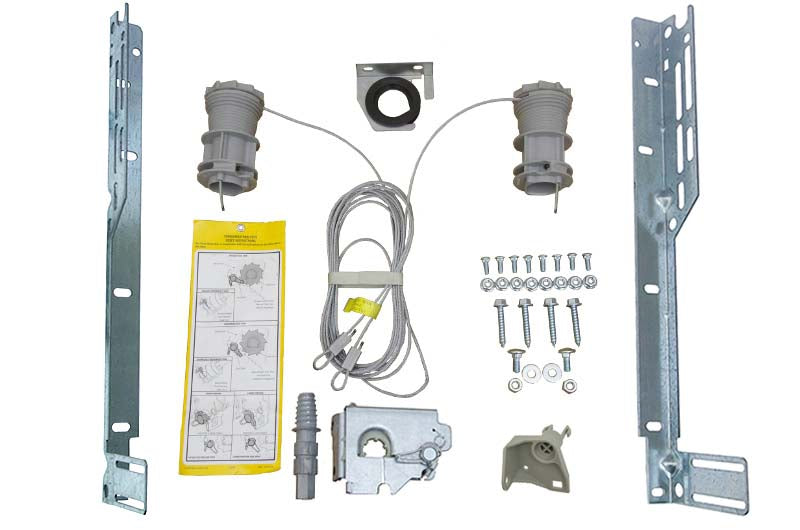 WD Conversion Kit for 1 Spring - 15" Radius Tracks, Screw Type