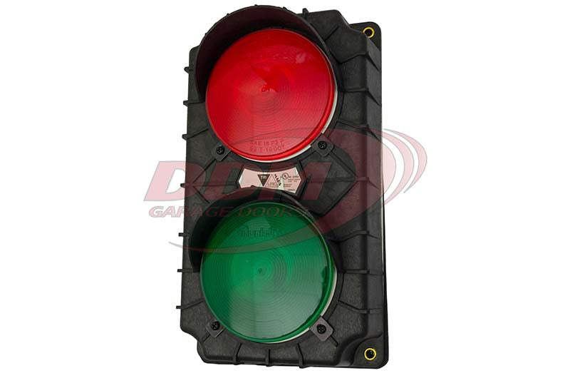 Outside Truck Light Assembly - Black, 24V Red & Green Lights