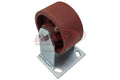 Roller, Red Heavy-Duty 4" OD x 2" Wide - DOTH2402