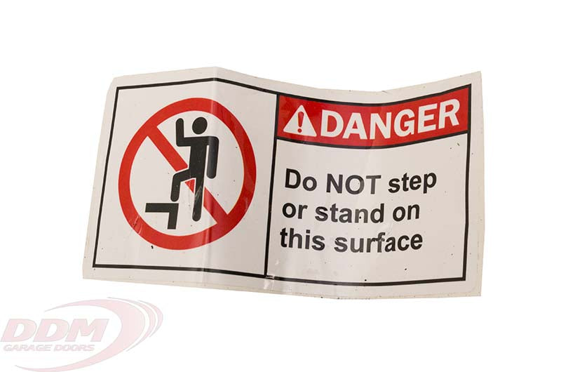 Decal - No Step - 54126 Genquip