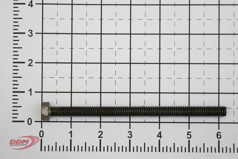 Screw, 3/8"-16 x 6", Hex Head Cap - Full Thread, Plain - 000-555