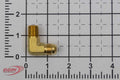 Elbow: 90 Male, 37° Flare 3/8"; 1/4"-18 NPT - 206-068