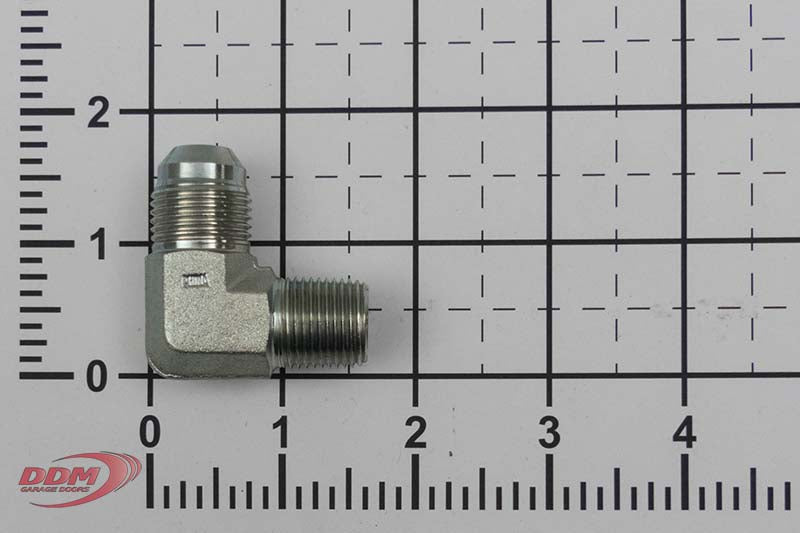 Elbow: 90 Male, 37¡ Flare 1/2"; 3/8"-18 NPT - 206-523
