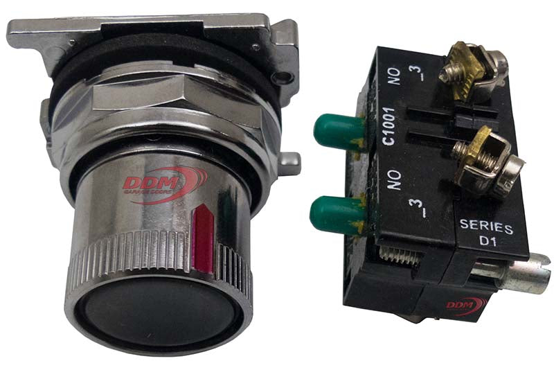 Roto-Push Switch w/ Contacts, Rotating Collar - 708-899