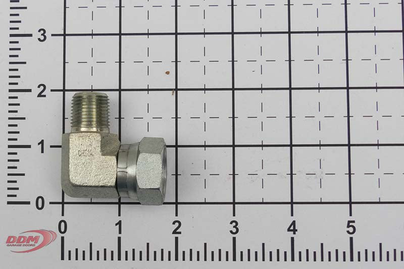 90 Degree Elbow - 3/8" NPT, w/ Swivel End - 55000 Level-Rite