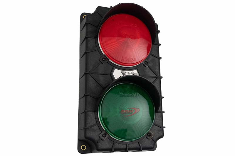Outside Truck Light Assembly - Black Housing, 12V - 06-0-700