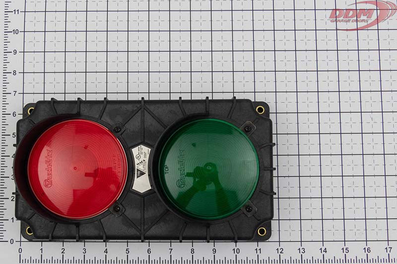 Outside Truck Light Assembly - Black Housing, 12V - 06-0-700