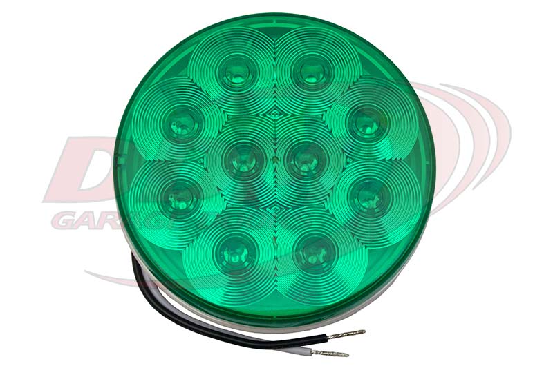 Green LED - Round, Outside Light Assembly - 3051-0103