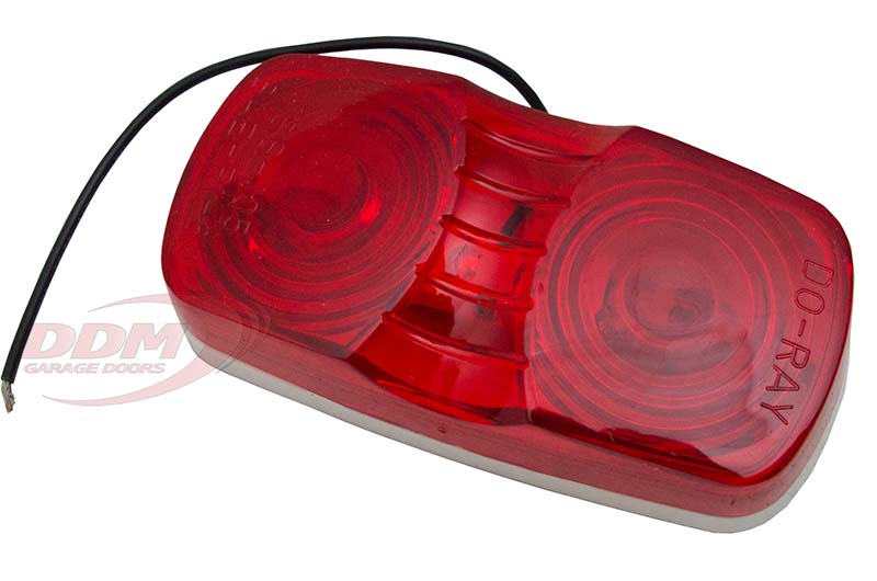 Inside Red Signal Light - Rectangular Bullseye - 57803