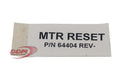 Motor Reset Decal - 64404