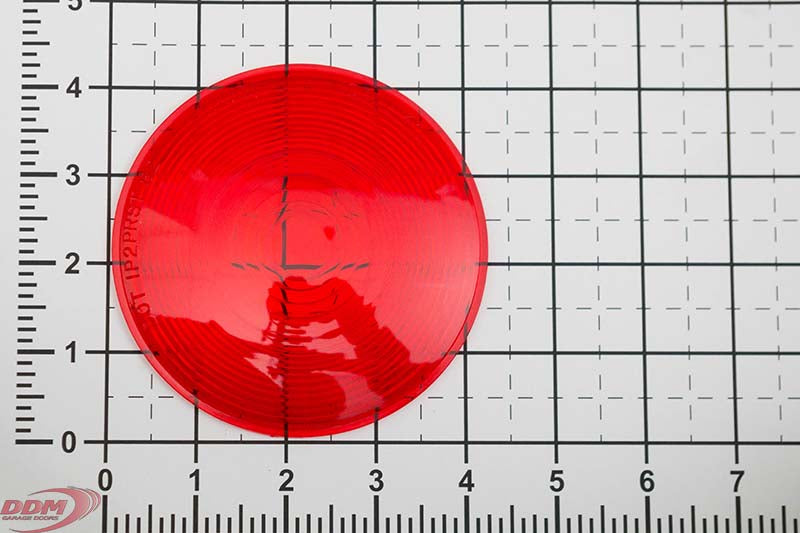 Red Lens - 4" Round - 823-096