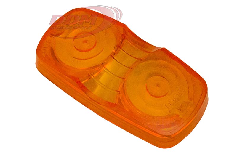 Amber Lens - Double Bulls-Eye Rectangle, Inside - 823-102