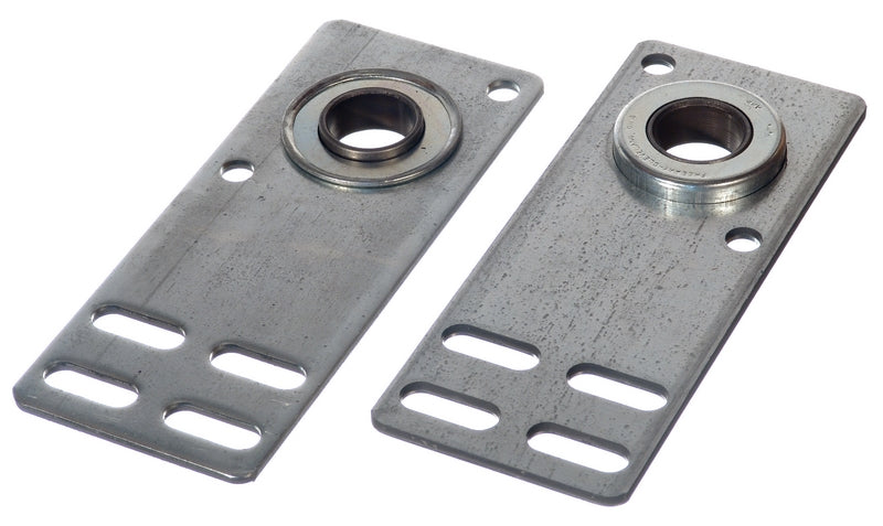 End Bearing Plate Flat 7 3/8" Long, 4-Hole, 8 Ga - Freeway