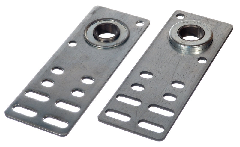 End Bearing Plate Flat 8 1/8" Long, 8-Hole, 8 Ga - Freeway