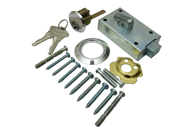 Stamped Dead Bolt Lock - Steel Case