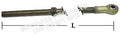 Pull Rod for 6' Board Length 55 1/2" - 037-274