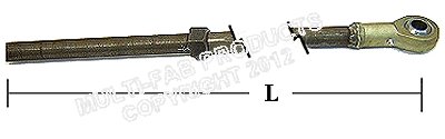 Pull Rod for 6' Board Length 55 1/2" - 037-274
