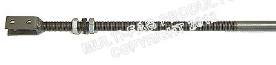 Push Rod Assembly w/ 3/8" Holes, Length 38" - 053-047
