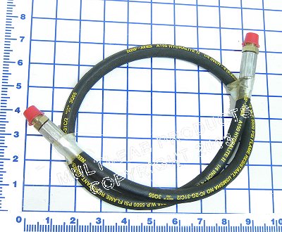 Hydraulic Hose - 34" Long x 3/8" Wide - 1307 Level-Rite