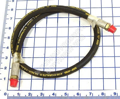 Hose 1/4" x 36" Long, MNPT 3/8" Male Fitting - 1342 Genquip