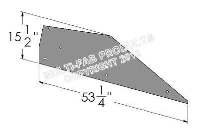 Toe Guard 6' Top - "K" Series, 19" pit - 152-858