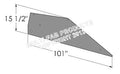 Toe Guard 10' Board - Top "K" Series, 19" Pit - 152-864