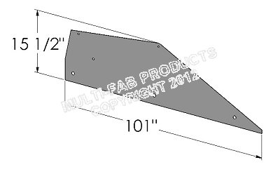 Toe Guard 10' Board - Top "K" Series, 19" Pit - 152-864