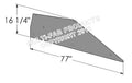 Toe Guard 8' Board - Top "K" Series, 23" Pit - 152-869