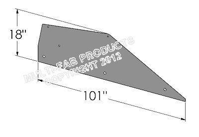 Toe Guard 10' Board - Top "K" Series, 23" Pit - 152-872
