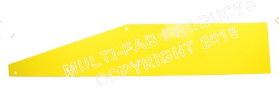 Toe Guard 8' Righthand Upper - 1705 Genquip