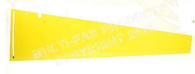Toe Guard, L= 59 1/2" H= 11" R=58", 50 5/8" - 411-101 Genquip