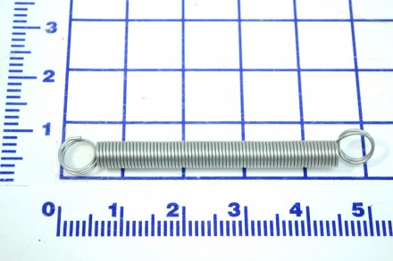 Extension Spring 5" Long 7/16" OD, 72 Coils - 52111
