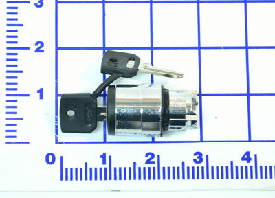 Keyed 2-Position Overide Switch - w/ Spring Return - 632-223